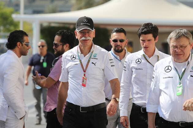 22.11.2014 - Qualifying, Dr. Dieter Zetsche ,Chairman of Daimler Benz Abu Dhabi Grand Prix, UAE 20 - 23 November 2014 