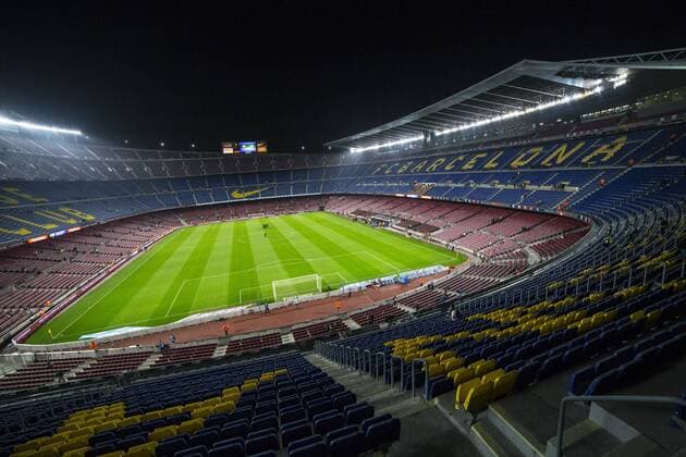 Barcelona, Catalonia, Spain. November 22, 2014. Image of FC Barcelona stadium, Camp Nou. 