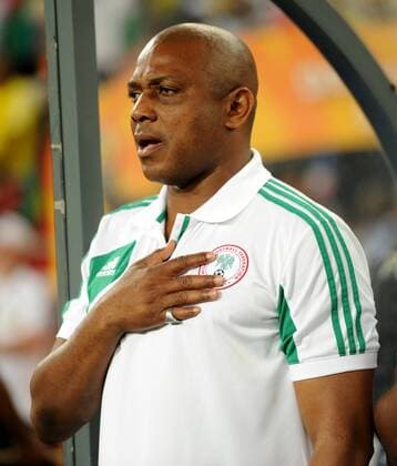 Football - Afcon Final Burkina Faso vs Nigeria Johannesburg Johannesburg South Africa 10th Ferbuary 2013 Africa Cup of Nations (AFCON) Final Burkina Faso vs Nigeria. Nigeria coach Stephen Keshi 