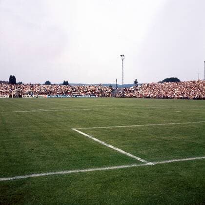 Fußball, Stadiongeschichte Fortuna Düsseldorf Stadion Flingerbroich in Düsseldorf