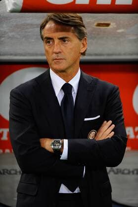 Aktuell Fußball, Italien, AS Rom - Inter Mailand IPP20141201 Football - soccer: Serie A, AS Rom - Inter Mailand, Roberto Mancini - coach Inter - xHOCHxZWEIx xItalyxPhotoxPressx 