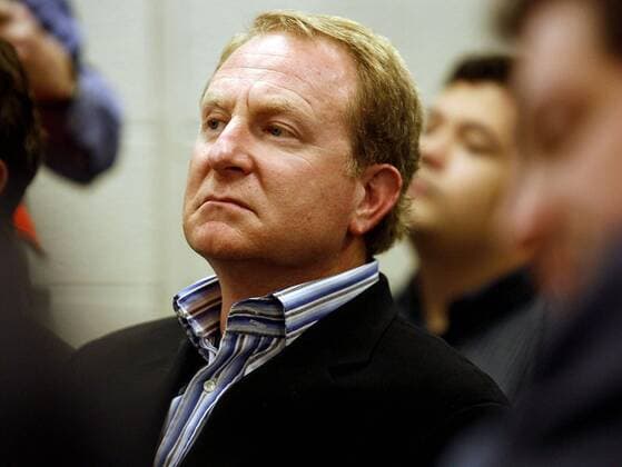 Feb. 6, 2008 - Phoenix Suns owner Robert Sarver sits in the audience and listens to questions during a press conference PK Pressekonferenz on the trade that will bring Shaquille O Neal to the Suns in Phoenix, Arizona, Wednesday, February 6, 2008. (Ralph Freso East Valley Tribune MCT) News Archive - Feb. 6, 2008 - ZUMAm67_