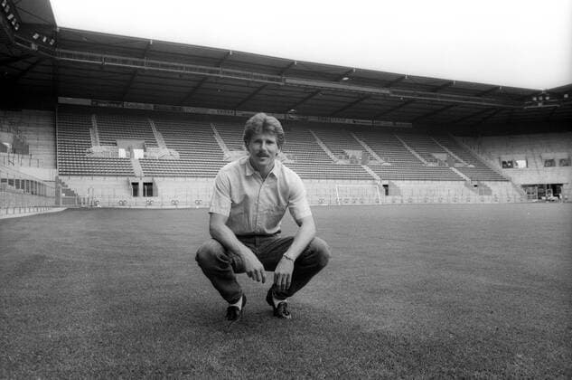 Neuzugang Walter Kelsch (Racing Strasbourg im Stade de la Meinau