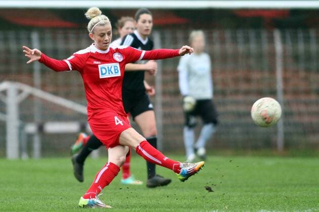 v.l. Johanna Elsig (Turbine Potsdam) Fussball, Allianz Frauen-Bundesliga, Herforder SV - Turbine Potsdam xygx