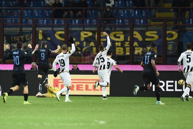 Mg Milano 07 12 2014 - campionato di calcio serie A Inter Mailand vs Udinese Calcio: Tor durch Mauro Icardi 