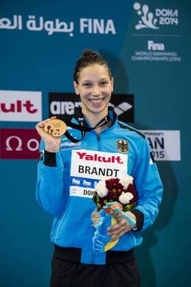 BRANDT Dorothea GER Bronze Medal Women s Freestyle 50m Final Doha Qatar 07-12-2014 Hamad Aquatic Centre, 12th FINA World Swimming Championships (25m). GiorgioxScala