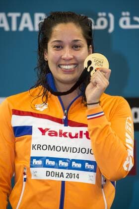 KROMOWIDJOJO Ranomi NED Gold Medal Women s Freestyle 50m Final Doha Qatar 07-12-2014 Hamad Aquatic Centre, 12th FINA World Swimming Championships (25m). GiorgioxScala