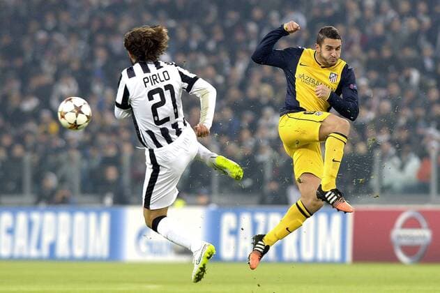 Andrea Pirlo Juventus, Koke Atletico, Champions League, Juventus Turin - Atletico Madrid, filippoxalfero