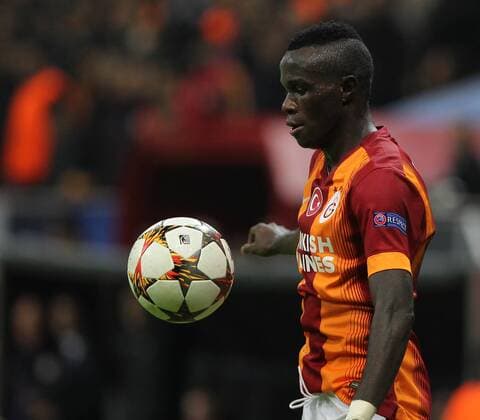 UEFA Champions League Group D match between Galatasaray and Arsenal at Turk Telekom Arena Stadium on December 09, 2014 in Istanbul, Turkey . Score: Galatasaray 1 - Arsenal 4 Pictured: Bruma of Galatasaray . 