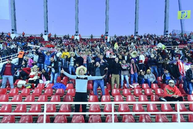 Dec. 10, 2014 - Rabat, Morocco - Athletic Tetouan fans during the match Moghreb Maghreb Athletic Tetouan FC. Soccer 2014 - FIFA Club World Cup  - ZUMAm119