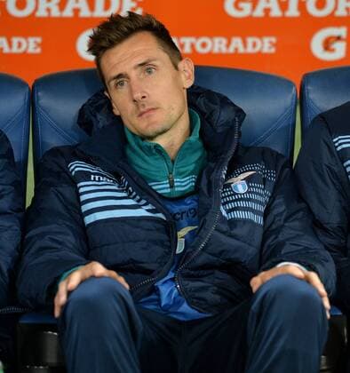 Miroslav Klose Lazio. Roma 13-12-2014 Stadio Olimpico. Football Calcio 2014 2015 Serie A. Lazio Rom vs Atalanta Bergamo AntoniettaxBaldassarre