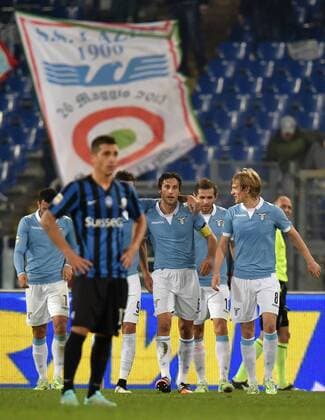 Stefano Mauiri 2-0. Goal celebration Roma 13-12-2014 Stadio Olimpico, Football Champions Serie A Lazio Rom vs Atalanta Bergamo andreaxstaccioli