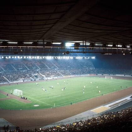 Fußball, Stadiongeschichte Fortuna Düsseldorf Rheinstadion Düsseldorf, Heimspielstätte der Fortuna