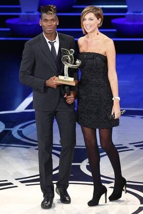 Gran Gala del Calcio AIC Juventus Turin Paul Pogba - calcio Juventus - Cristina Chiabotto xHOCHxZWEIx xItalyxPhotoxPressx 