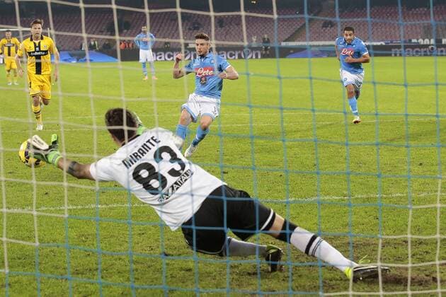 Dries Mertens Napoli, goal celebration Napoli 18-12-2014 Stadio San Paolo Football Calcio Serie A SSC Neapel vs FC Parma cesarexpurini