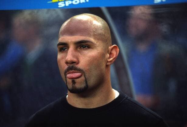 DUBLIN - 9 SEPTEMBER 2003: Turkish reserve goalkeeper Omer Catkic foresees his performance later in the International Friendly Länderspiel against Ireland. Eventually an even game ends with honours also even, 2-2. 