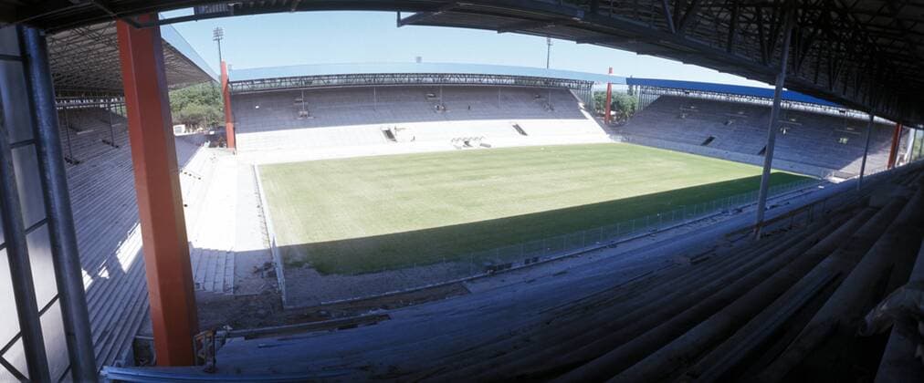 Westfalenstadion in Dortmund, Heimspielstätte von Borussia Dortmund und Austragungsort der WM 1974