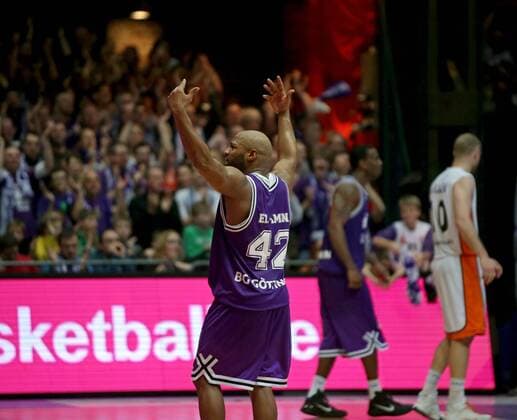 zje123 22.11.2014 bbl Basketball Bundesliga Saison 2014 15 BG Göttingen - Ratiopharm Ulm Göttingens Khalid el Amin