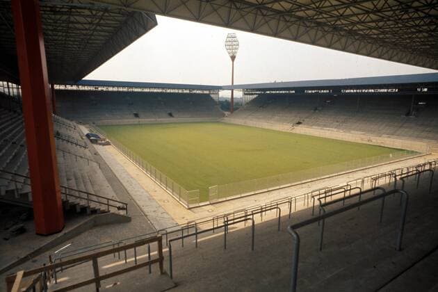 Westfalenstadion Dortmund, Heimspielstätte von Borussia Dortmund und Austragungsort der WM 1974