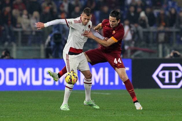 Jeremy Menez Roma, Kostas Manolas Roma Roma 20-12-2014 Stadio Olimpico Football Calcio 2014 2015 Serie A AS AS Roma - AC Milan Foto LucaxPagliaricci Insidefoto lucaxpagliaricci