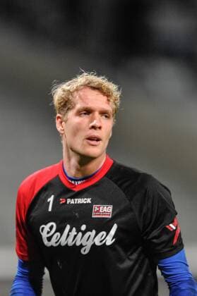 Jonas LOSSL (eag) FOOTBALL : Toulouse FC vs EA Guingamp - 19eme journee de L1 - 20 12 2014 ThierryBreton 