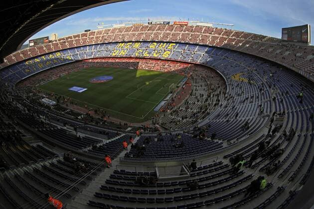 Fußball, Stadiongeschichte FC Barcelona General view, DECEMBER 20, 2014 - Football Soccer : Spanish Primera Division Liga BBVA match of FC Barcelona Barca at Camp Nou stadium in Barcelona, Spain. NOxTHIRDxPARTYxSALES.  (oqma015224)