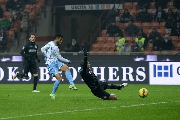 Mailand, 21.12.2014 - Serie A 2014 2015 - Inter Mailand vs Lazio Rom - Felipe Anderson 