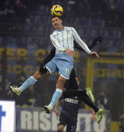 Aktuell Fußball, Italien, Serie A, Inter Mailand - Lazio Rom IPP20141221 Football - soccer: Serie A, Inter Mailand - Lazio Rom, miroslav klose xHOCHxZWEIx xItalyxPhotoxPressx 