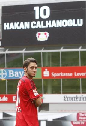 Bayer Leverkusen Datum: 04.07.2014 Hakan Calhanoglu (Bayer Leverkusen) Ereignis: -
