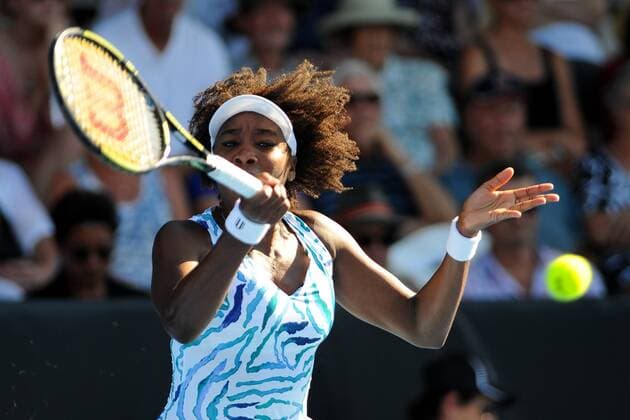 06.01.2015. Auckland, New Zealand. ASB Classic WTA Tennis Damen International. American player Venus Williams during Day 2 of the ASB Classic Women s International. xChrisxSymesx  ActionPlus11587411