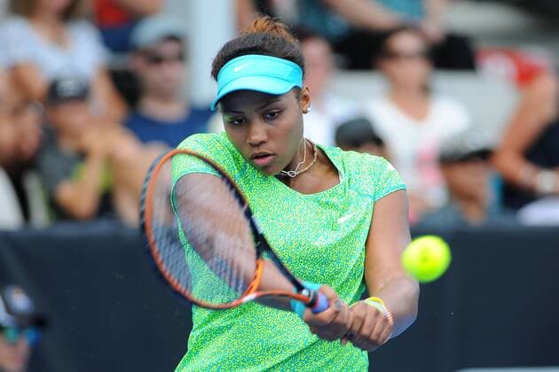 05.01.2015. Auckland, New Zealand. ASB Classic WTA Tennis Damen International. Taylor Townsend (USA) xChrisxSymesx  ActionPlus11587158