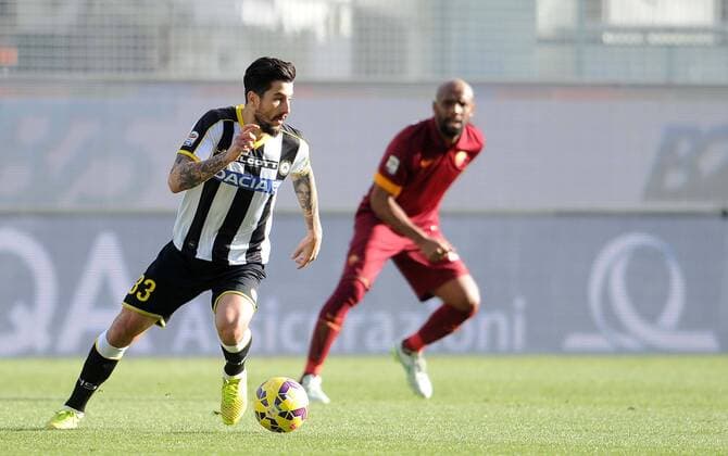 Serie A, AS Rom - Udinese Calcio centrocampista Udinese Panagiotis Giorgios Kone. xHOCHxZWEIx xItalyxPhotoxPressx 