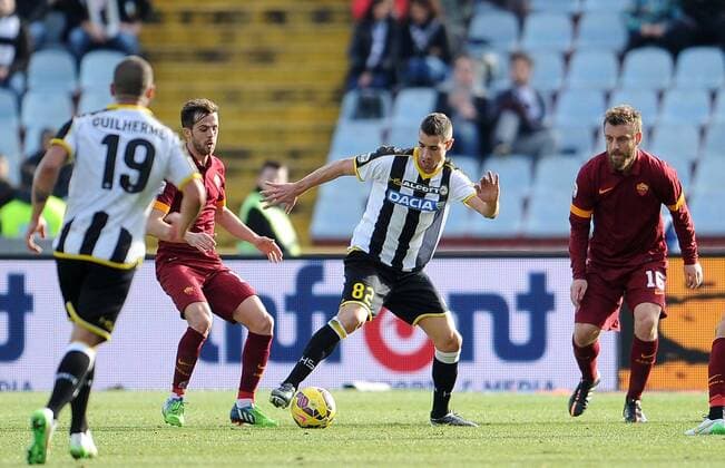 Serie A, AS Rom - Udinese Calcio attaccante Udinese Alexandre Pazos Geijo. xHOCHxZWEIx xItalyxPhotoxPressx 