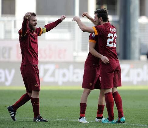 Serie A, AS Rom - Udinese Calcio Jubel Roma. xHOCHxZWEIx xItalyxPhotoxPressx 