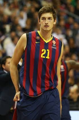 Basketball: Euroleague 2014 2015, Berlin, 02.01.2014 Alba Berlin vs FC Barcelona Barca Tibor Pleiss (FC Barcelona)