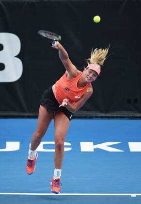 08.01.2015. Auckland, New Zealand. USA s CoCo Vandeweghe in action on Quarter Finals day at the ASB Classic WTA Tennis Damen International. ASB Tennis Centre, Auckland, New Zealand. xAndrewxCornagax  ActionPlus11587720