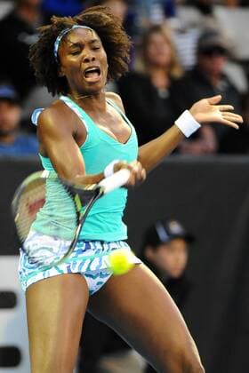 09.01.2015. Auckland, New Zealand. ASB Classic WTA Tennis Damen International. Venus Williams of the USA during her Semi Finals match of the ASB Classic Women s International. xChrisxSymesx  ActionPlus11587900