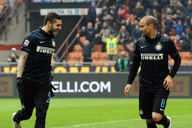 Milano 11 01 2015 - Serie A Inter Mailand vs. Genoa CFC: Rodrigo Palacio 