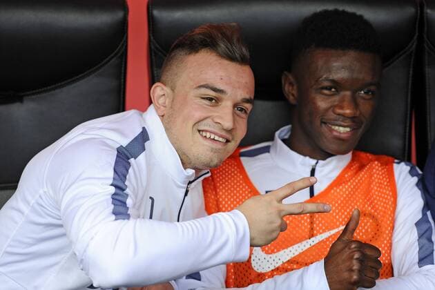 Xherdan Shaqiri Inter Milano 11-01-2015 Stadio Giuseppe Meazza - Football, Serie A Inter Mailand vs. Genoa CFC. giuseppexceleste