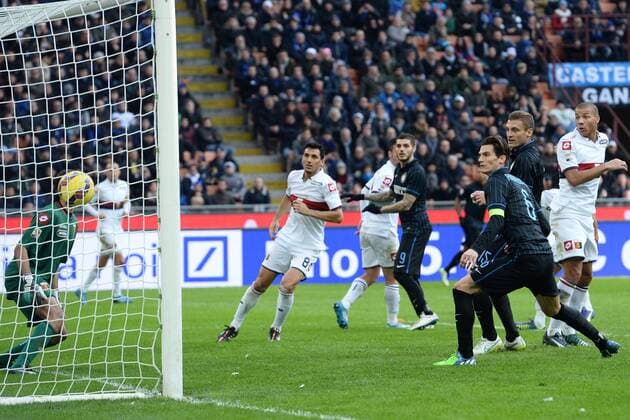 Milano 11 01 2015 - Serie A Inter Mailand vs. Genoa CFC: Nemanja Vidic 