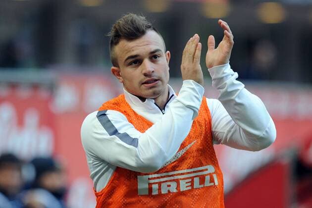 Milano 11 01 2015 - Serie A Inter Mailand vs. Genoa CFC: Xherdan Shaqiri 