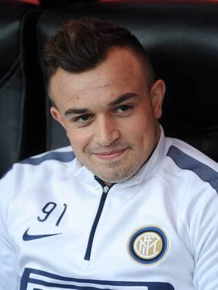FUSSBALL INTERNATIONAL SERIE A SAISON 2014 2015 18. Spieltag Inter Mailand - CFC Genua 11.01.2015 Xherdan Shaqiri (Inter Mailand) 