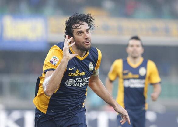 Football - soccer: Serie A, Hellas Verona vs. FC Parma: luca toni xHOCHxZWEIx xItalyxPhotoxPressx 
