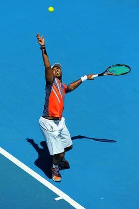 13.01.2015. Auckland, New Zealand. Donald Young from the USA during his singles match at the Heineken Open. ASB Tennis Centre, Auckland, New Zealand. Tuesday 13 January 2015. xChrisxSymesx  ActionPlus11588966