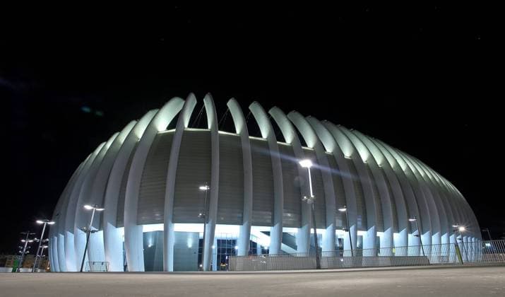 Arena Zagreb, Croatia 13.01.2015., Zagreb, Croatia - Arena Zagreb, a multi-purpose hall with many facilities designed for culture, business and entertainment events.  IgorxKralj PIXSELL