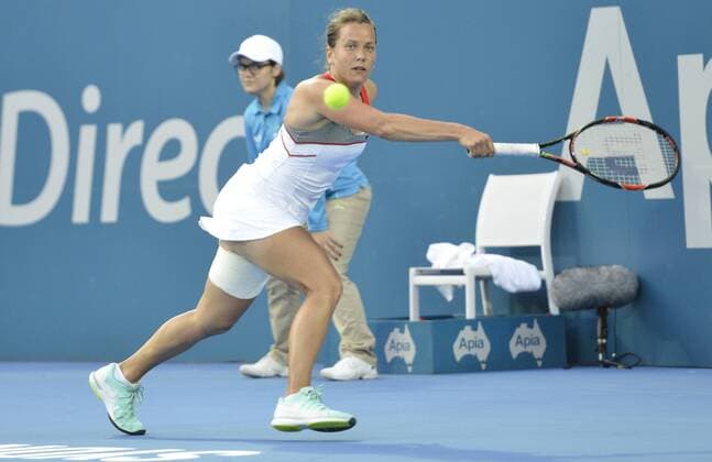 14.01.2015. Sydney, Australia. Apia Tennis International. Barbora Zahlavova Strycova (CZE) in action xNigelxOwenx  ActionPlus11589122