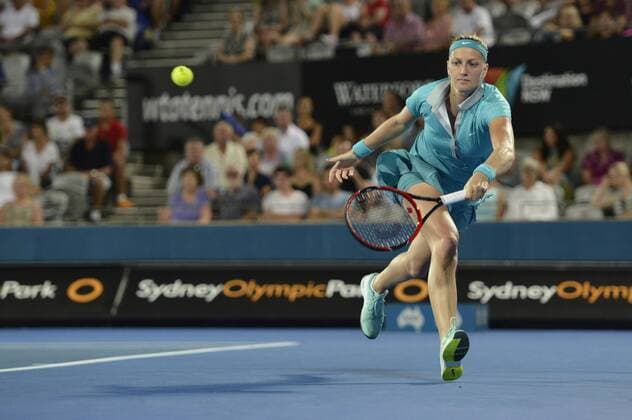 14.01.2015. Sydney, Australia. Apia Tennis International. Petra Kvitova (CZE)in action xNigelxOwenx  ActionPlus11589129