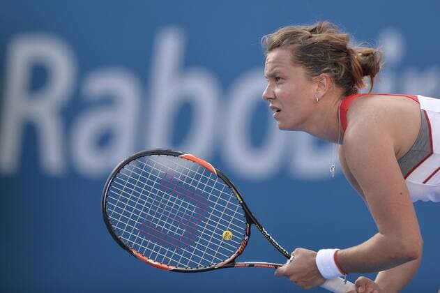 14.01.2015. Sydney, Australia. Apia Tennis International. Barbora Zahlavova Strycova (CZE) in action xNigelxOwenx  ActionPlus11589141