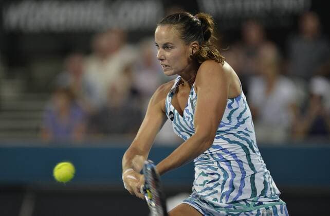 14.01.2015. Sydney, Australia. Apia Tennis International. Jarmila Gajdosova (AUS) in action xNigelxOwenx  ActionPlus11589154