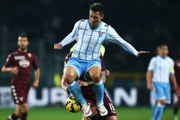 Pontus Jansson Torino, Miroslav Klose Lazio, Coppa Italia FC Turin - Lazio Rom MarcoxBertorello